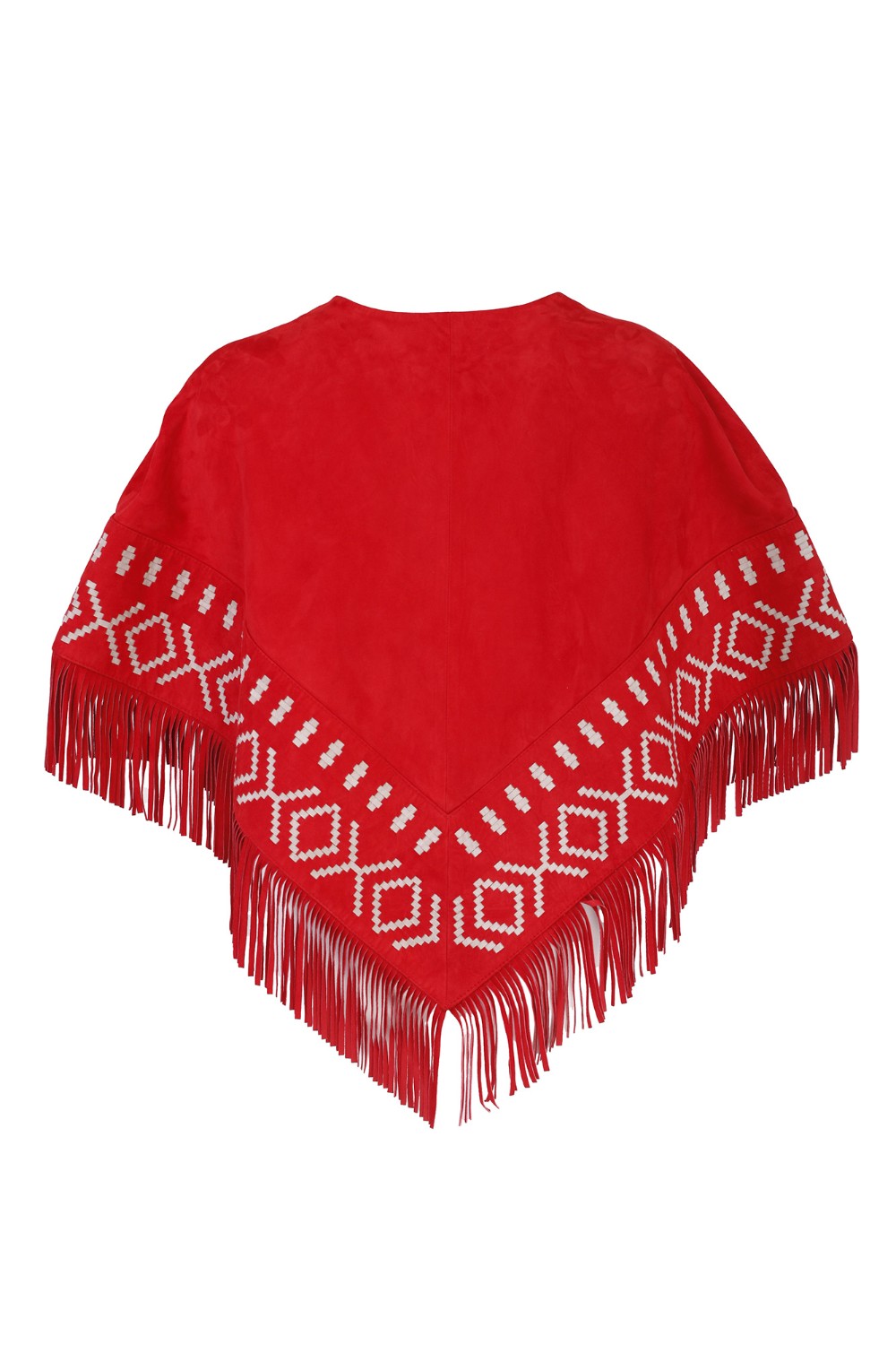shop PLUMES Saldi Mantella: Plumes mantella in camoscio.
Frange.
Chiusure. 
Composizione: 100% camoscio.
Made in India.. GAJA SUZAMI-R number 9218616
